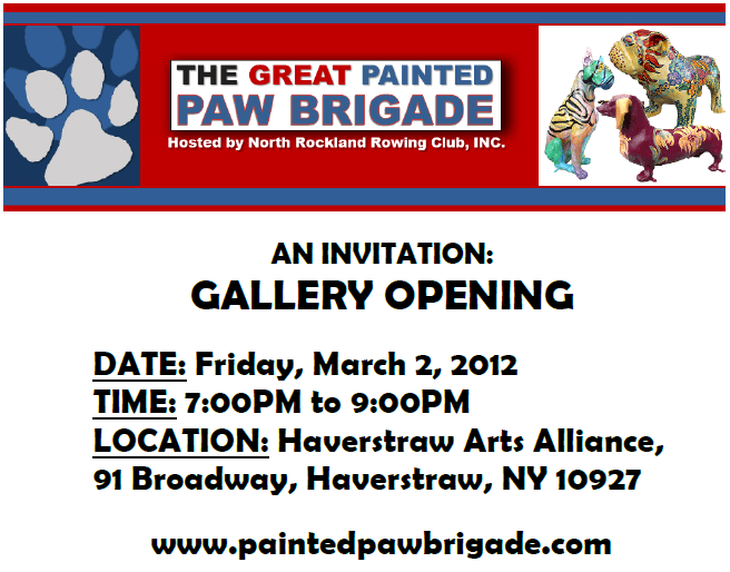 postcard - Gallery Opening